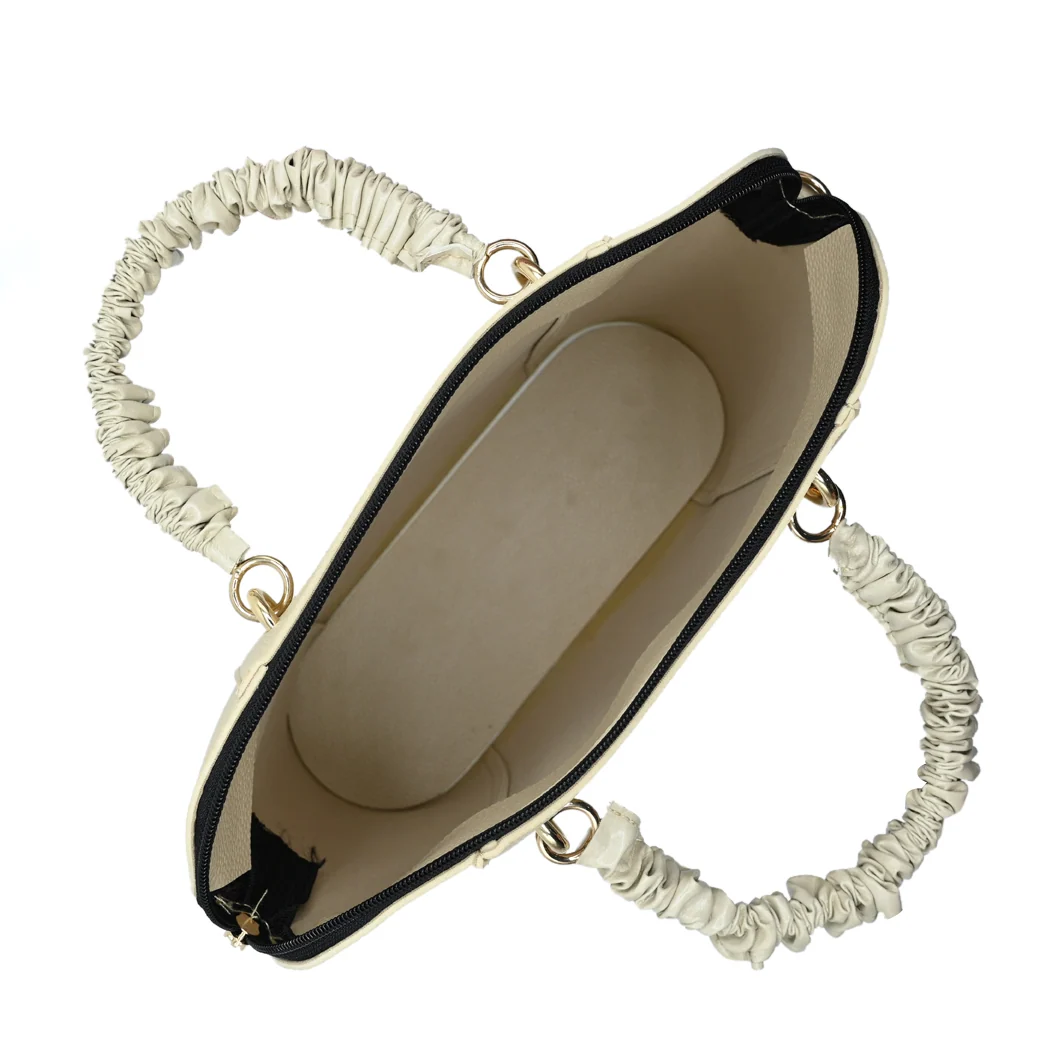 Miamiluxe 3 Piece Alora Tote Bag_Beige - Image 2