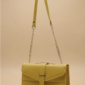Miamiluxe Stylisha Crossbody chain Bag - Yellow